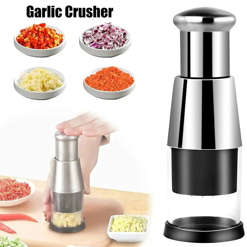Garlic Crusher Onion Chopper Multipeler | Kitchen Gadget